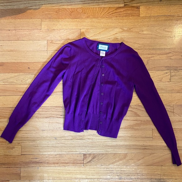 Purple cardigan - Picture 1 of 3